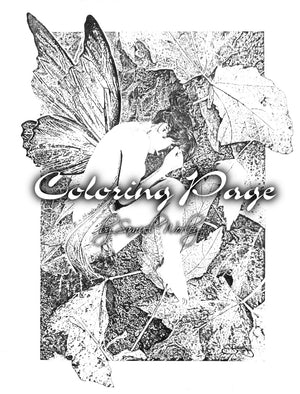 China Fairy Printable Coloring Page