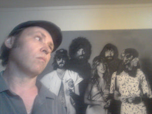 Airbrush Mural Painting of Fleetwood Mac - Rumors
