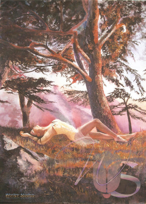 Beneath the Cedars - Original Watercolor