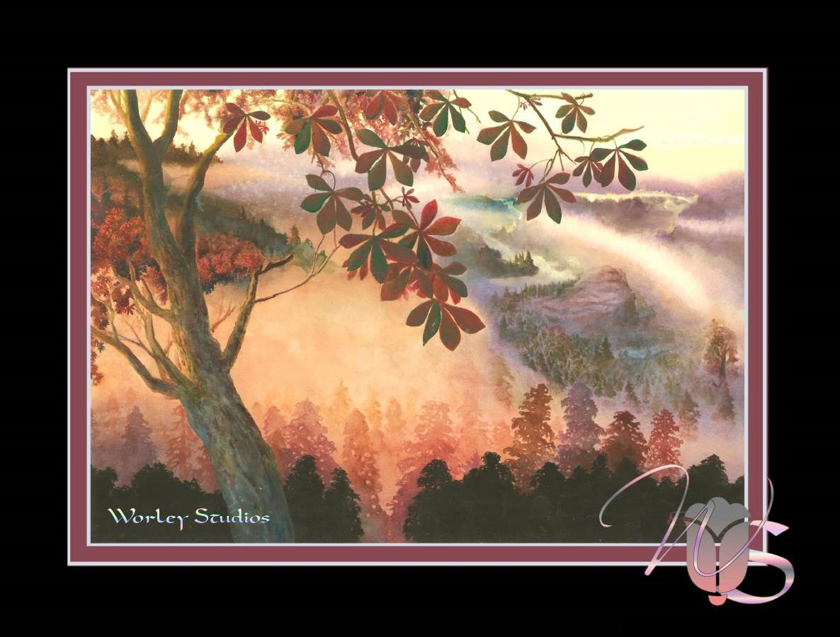 Misty Morning - Poster Print