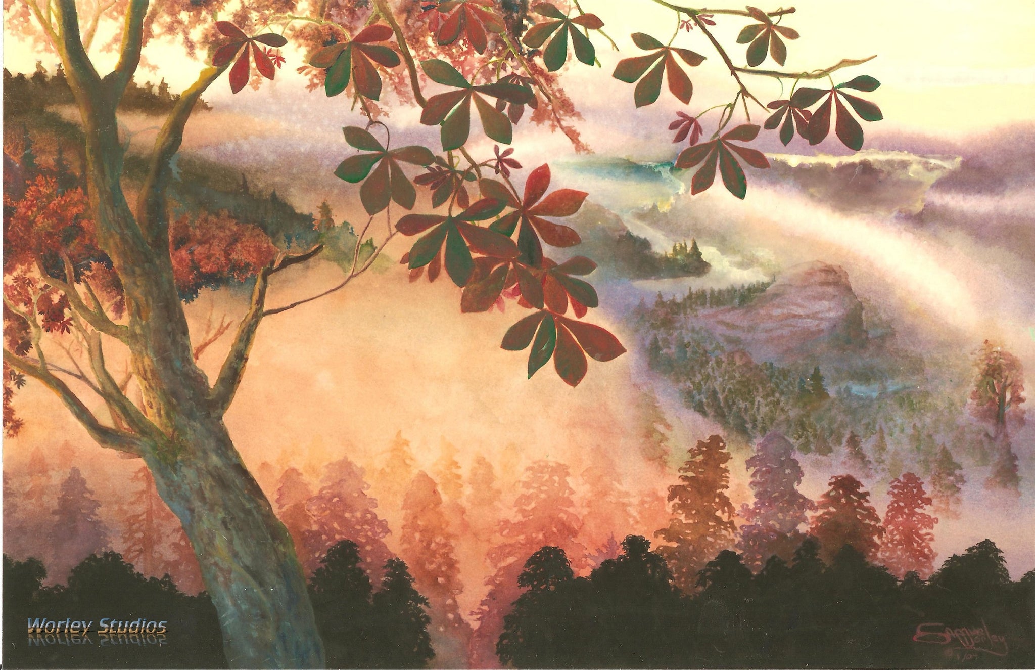 Misty Morning - Original Watercolor