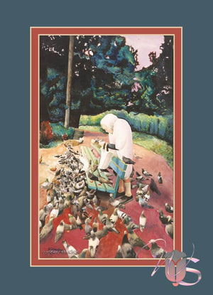 The Bird Lady of Golden Gate Park - Poster Print