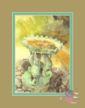 The Seahorse Fountain II - Poster Print