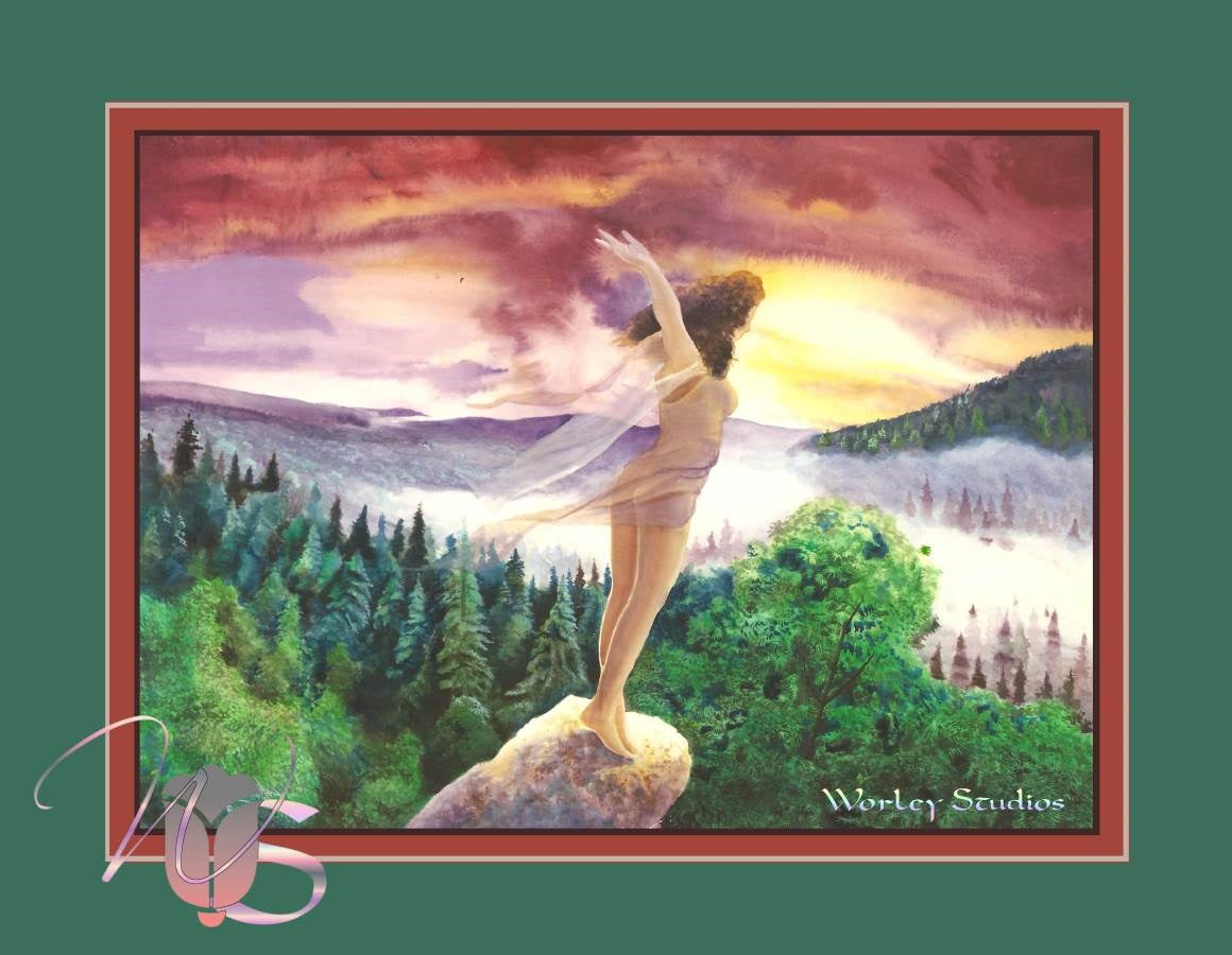 The Wind-Weaver original fantasy print from Samuel Worley