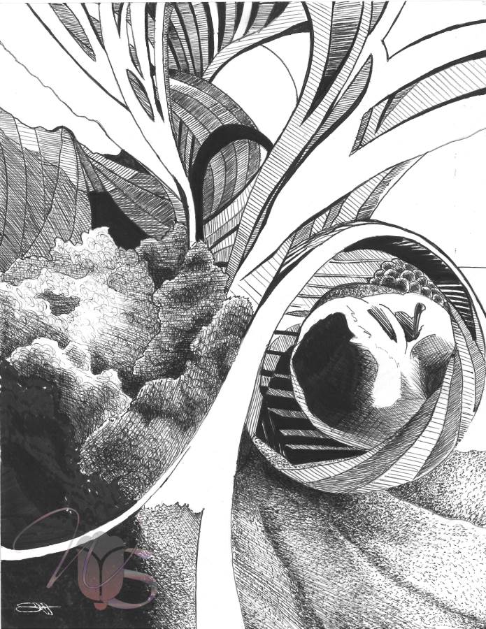 Tree of Life - Original Pen & Ink Drawing